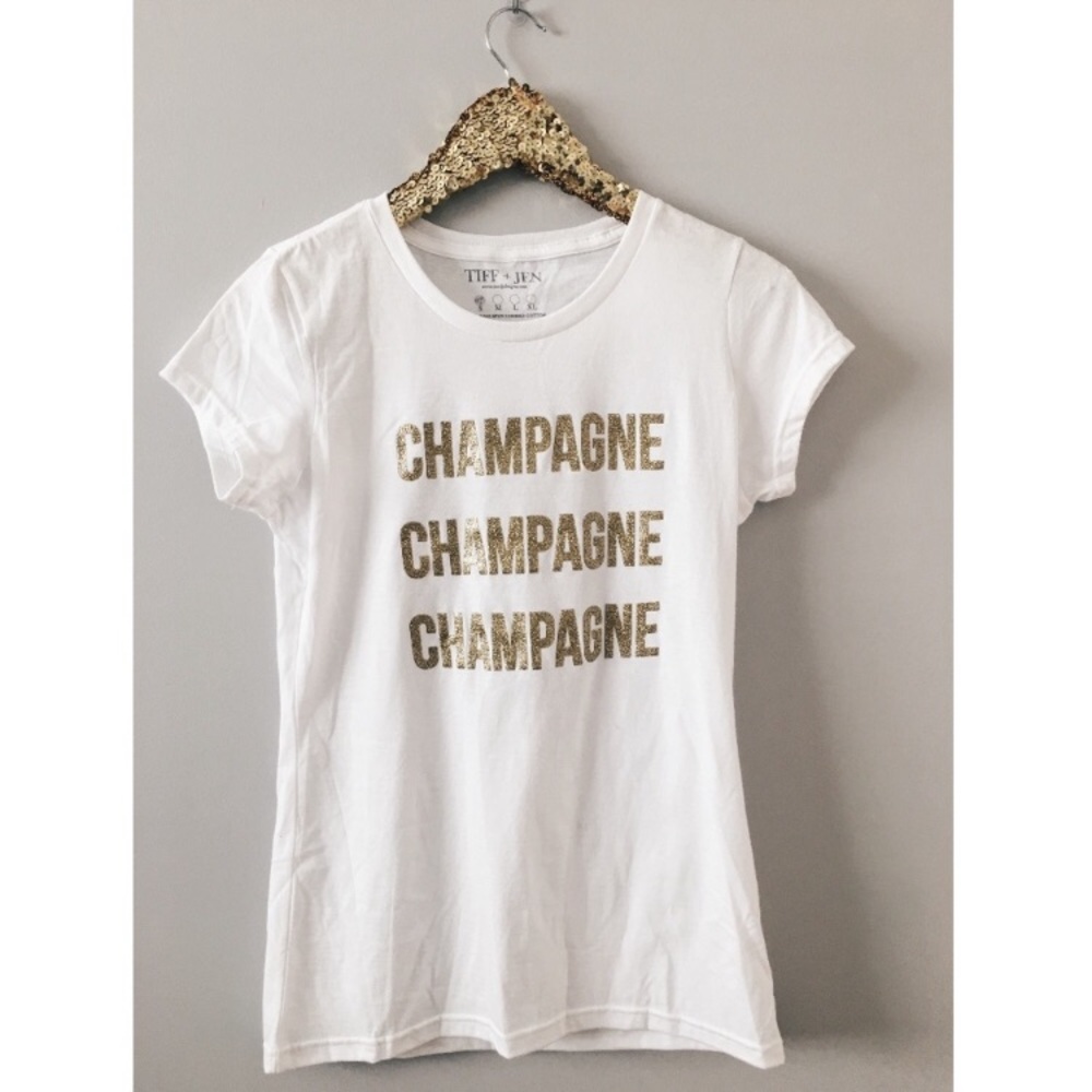 ** sale** Champagne tee 🍾🎉 - Picture 2 of 2